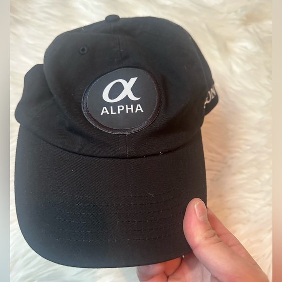 Sony Alpha Black Limited Edition Dads Hat Cap - Picture 1 of 3